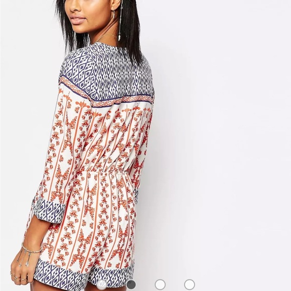 Tularosa Asos Winston Romper in Print - Picture 2 of 8